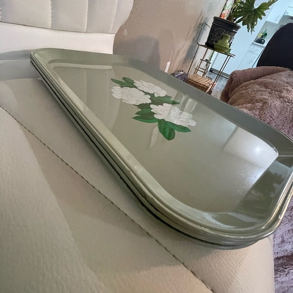 Vintage Han D Flower Trays - Picture 6 of 7